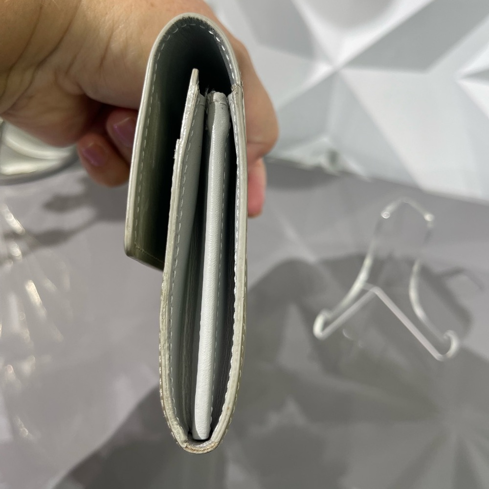 Louis Vuitton Vernis  Monogram Gold grey/silver Long Sarah Wallet - Picture 9 of 17
